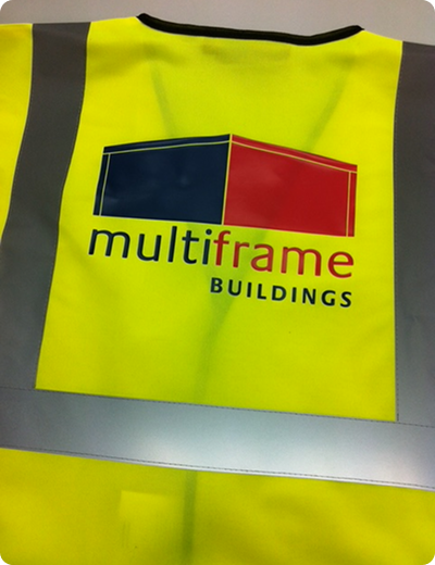 Workwear logo embroidery