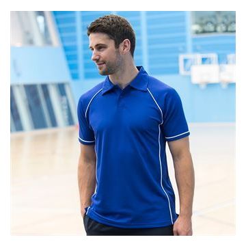 Piped performance polo