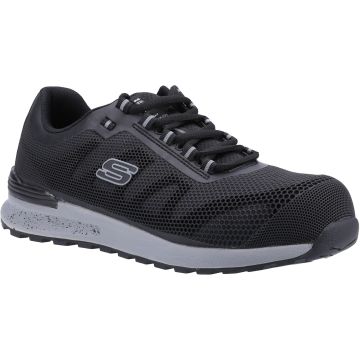 Skechers Bulkin Bragoo Safety Trainer-Black-6