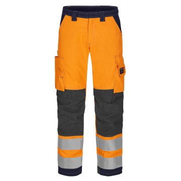 Flame Retardant Ladies Trousers, Windbreaker - orange/navy - Ladies 10