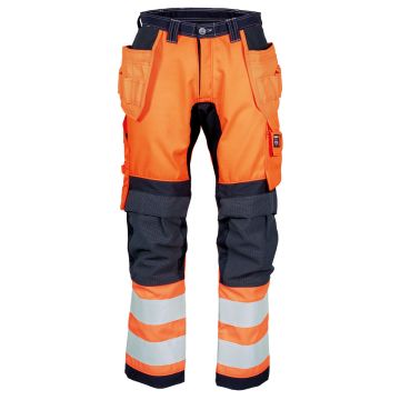Flame Retardant Craftsman Stretch Trousers - orange/navy - 30R