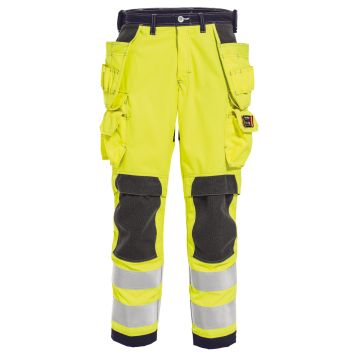 Flame Retardant Lined Craftsman Trousers - yellow/navy - 30R