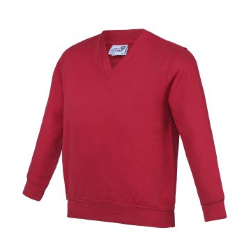 Kids Academy v-neck sweatshirt - Academy Red - 9/10 Years