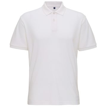 Men's super smooth knit polo - White - XL
