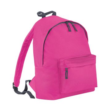 Junior fashion backpack - Fuchsia/Graphite Grey - One size