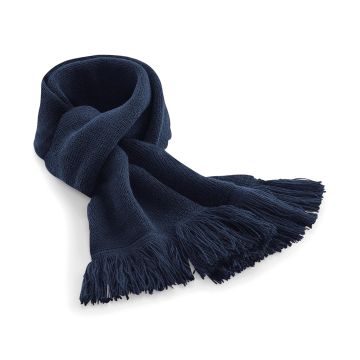 Classic knitted scarf - French Navy - One size