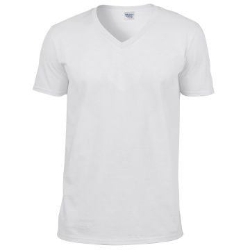 Softstyle� v-neck t-shirt - White - XL
