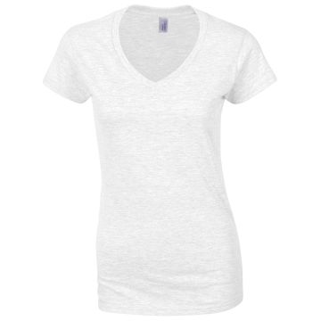 Softstyle� women's v-neck t-shirt - White - XL