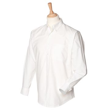 Long sleeve classic Oxford shirt - White - XL