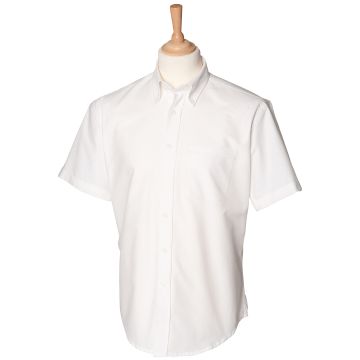Short sleeve classic Oxford shirt - White - XL