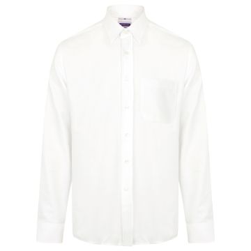Wicking antibacterial long sleeve shirt - White - XL