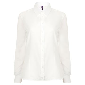 Women's wicking antibacterial long sleeve shirt - White - XS
