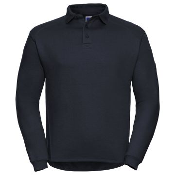 Heavy-duty collar sweatshirt - French Navy - XS