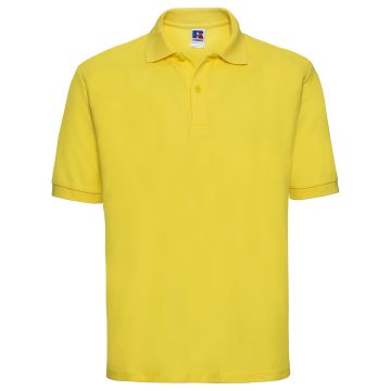 Classic polycotton polo - Yellow - XS