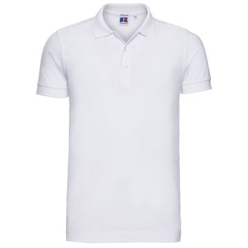 Stretch polo - White - XL