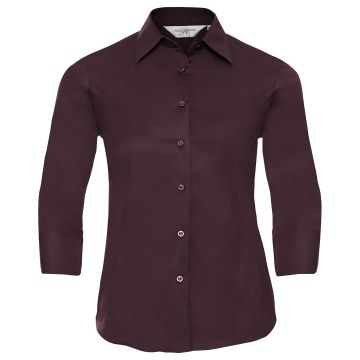 Port - XS - Women's ¾ sleeve easycare fitted shirt