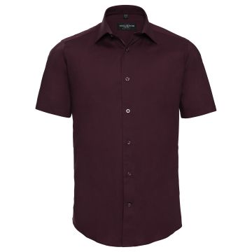 Port - XL - Short sleeve easycare fitted shirt