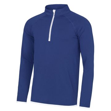 Cool � zip sweatshirt - Royal Blue/Arctic White - XL