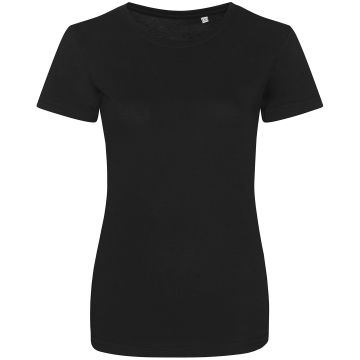 Women's triblend T - Solid Black - XS