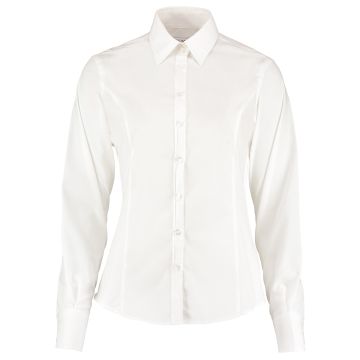 Business blouse long-sleeved (tailored fit) - White - Wom 8