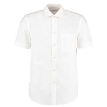 Business shirt short-sleeved (classic fit) - White - 19