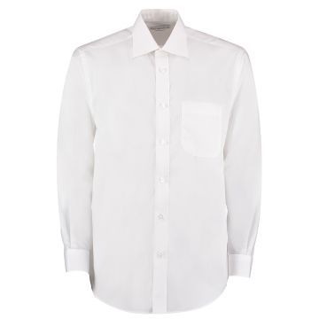 Business shirt long-sleeved (classic fit) - White - 19