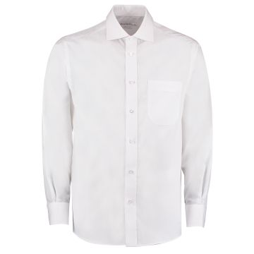 Premium non-iron corporate shirt long-sleeved (classic fit) - White - 18.5