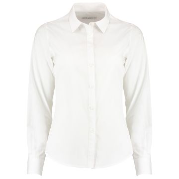 Women's poplin shirt long sleeve - White - Wom 8