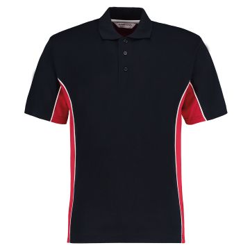 Track polo (classic fit) - Navy/Red/White - XL