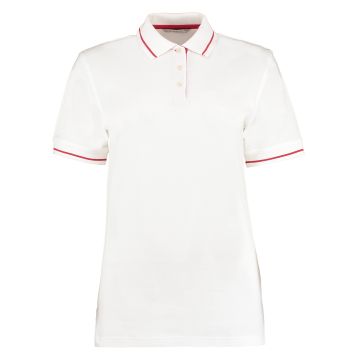 White/ Red - 20 - Women's St Mellion polo