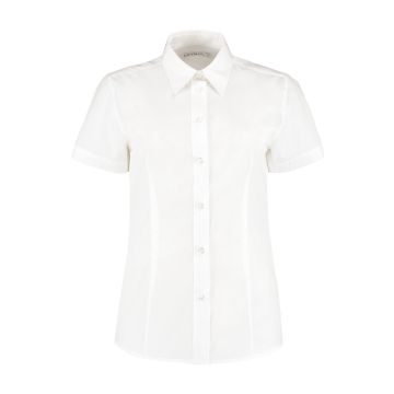 Women's workforce blouse short-sleeved (classic fit) - White - Wom 20