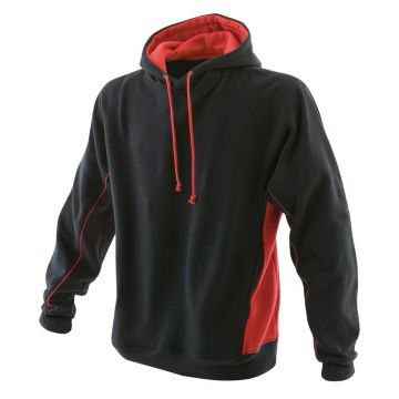 Pullover hoodie - Black/Red - XL