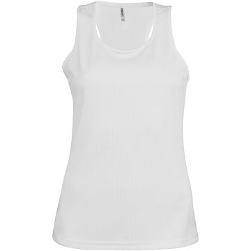White - XL - Women's sports vest