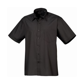 Short sleeve poplin shirt