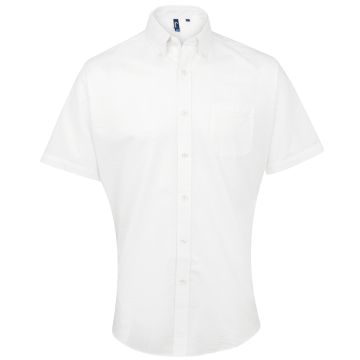 Signature Oxford short sleeve shirt - White - 19
