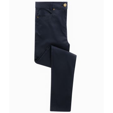 Women's performance chino jeans - Navy - 8 Reg