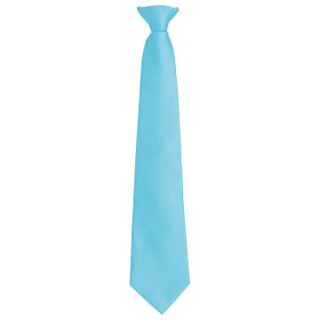 'Colours Originals' fashion clip tie - Turquoise - One size