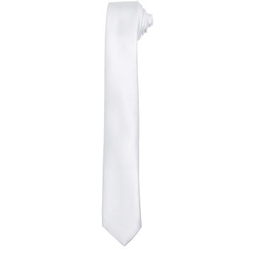Slim tie - White - One size