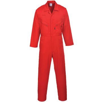 Liverpool zip coverall (C813) - Red - XL Reg