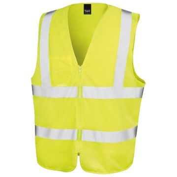 Core zip ID safety tabard - Yellow - S/M