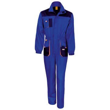 Work-Guard lite coverall - Royal/Navy/Orange - XS
