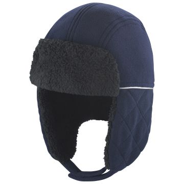 Ocean trapper hat - Navy/Black - S/M