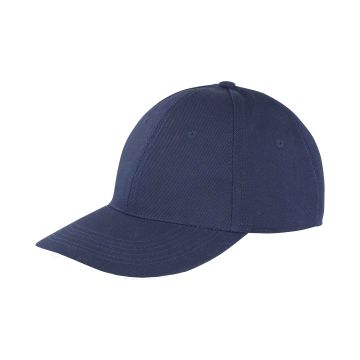 Memphis brushed cotton low-profile sandwich peak cap - Navy/White - One size