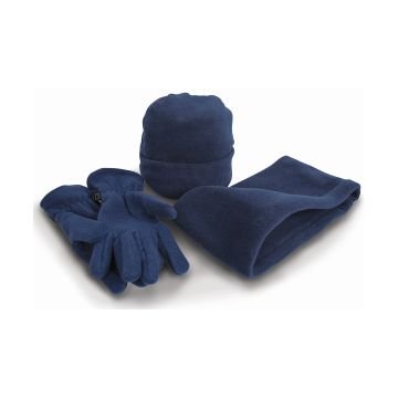 Polartherm™ fleece accessory set - Navy - S