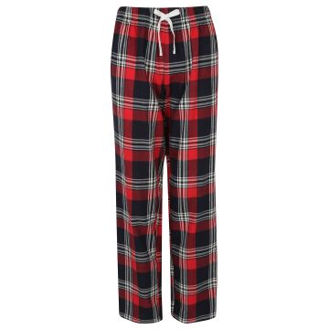 Women's tartan lounge pants - Red/Navy Check - XS