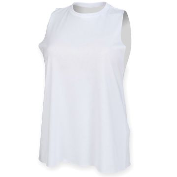 High neck vest - White - XS