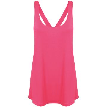 Neon Pink - XS - Women's fashion workout vest