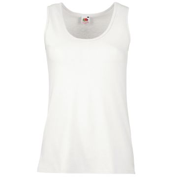 Women's valueweight vest - White - XS