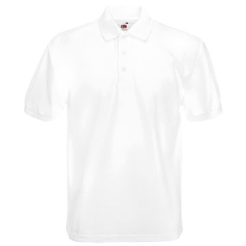 Heavyweight 65/35 polo - White - XL