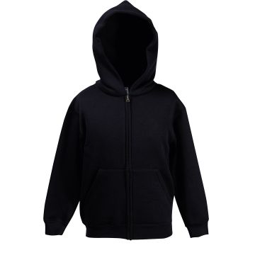 Premium 70/30 kids hooded sweatshirt jacket
